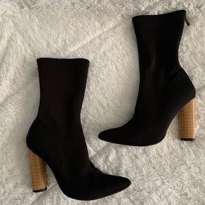 Black Heeled Boots